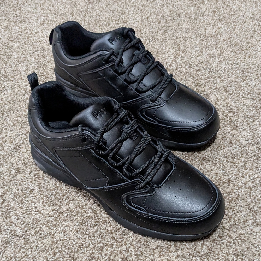 Propet Lifewalker Sport Men's Size 9 Wide Black Shoes